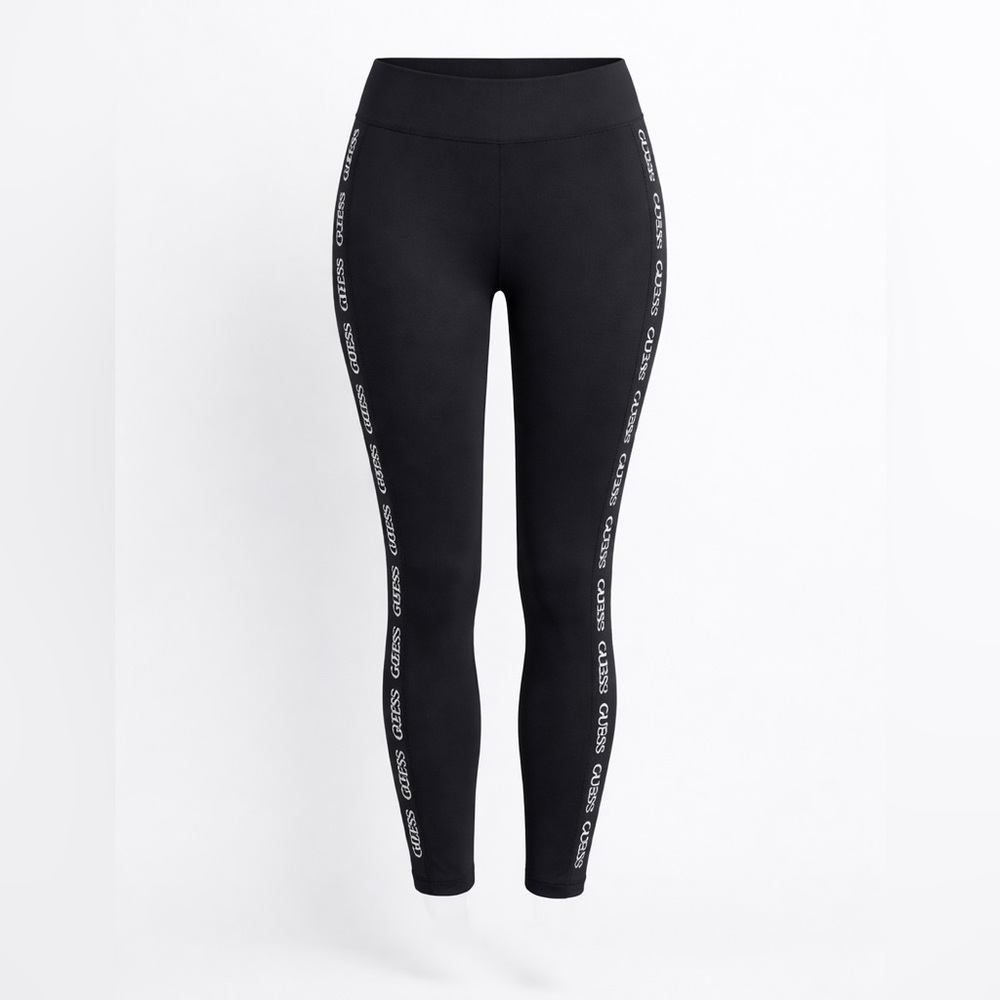Guess Women Large Leggings with Logo Trim